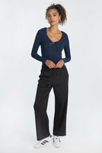 Ribbed Knit Long Sleeve V-Neck Bodysuit thumbnail 14