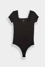 Body super doux côtelé à col carré thumbnail 6