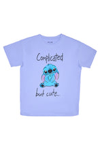 Stitch Complicated But Cute Graphic Relaxed Tee thumbnail 1