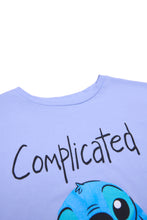 Stitch Complicated But Cute Graphic Relaxed Tee thumbnail 2