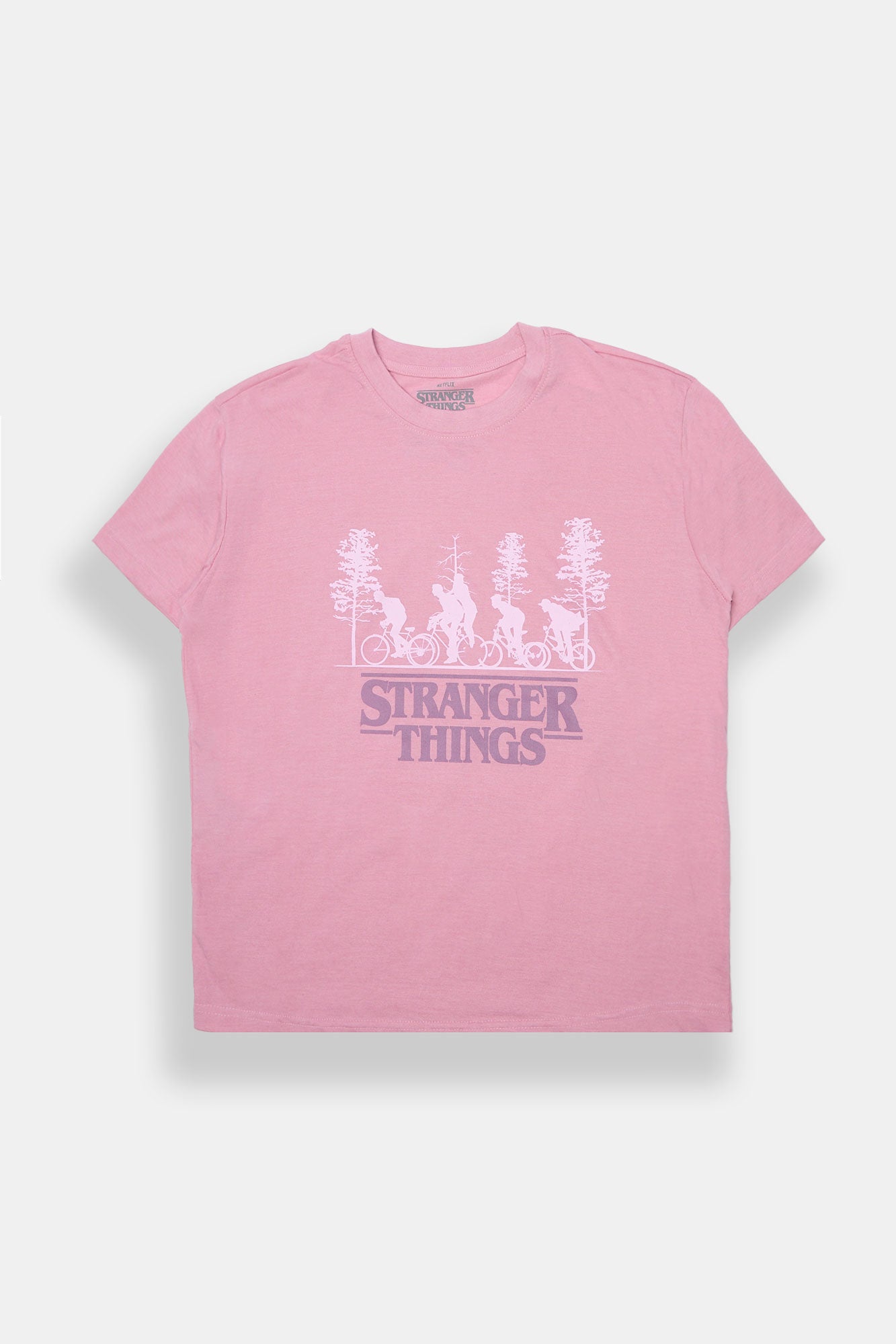 T-shirt coupe garçonne imprimé Stranger Things