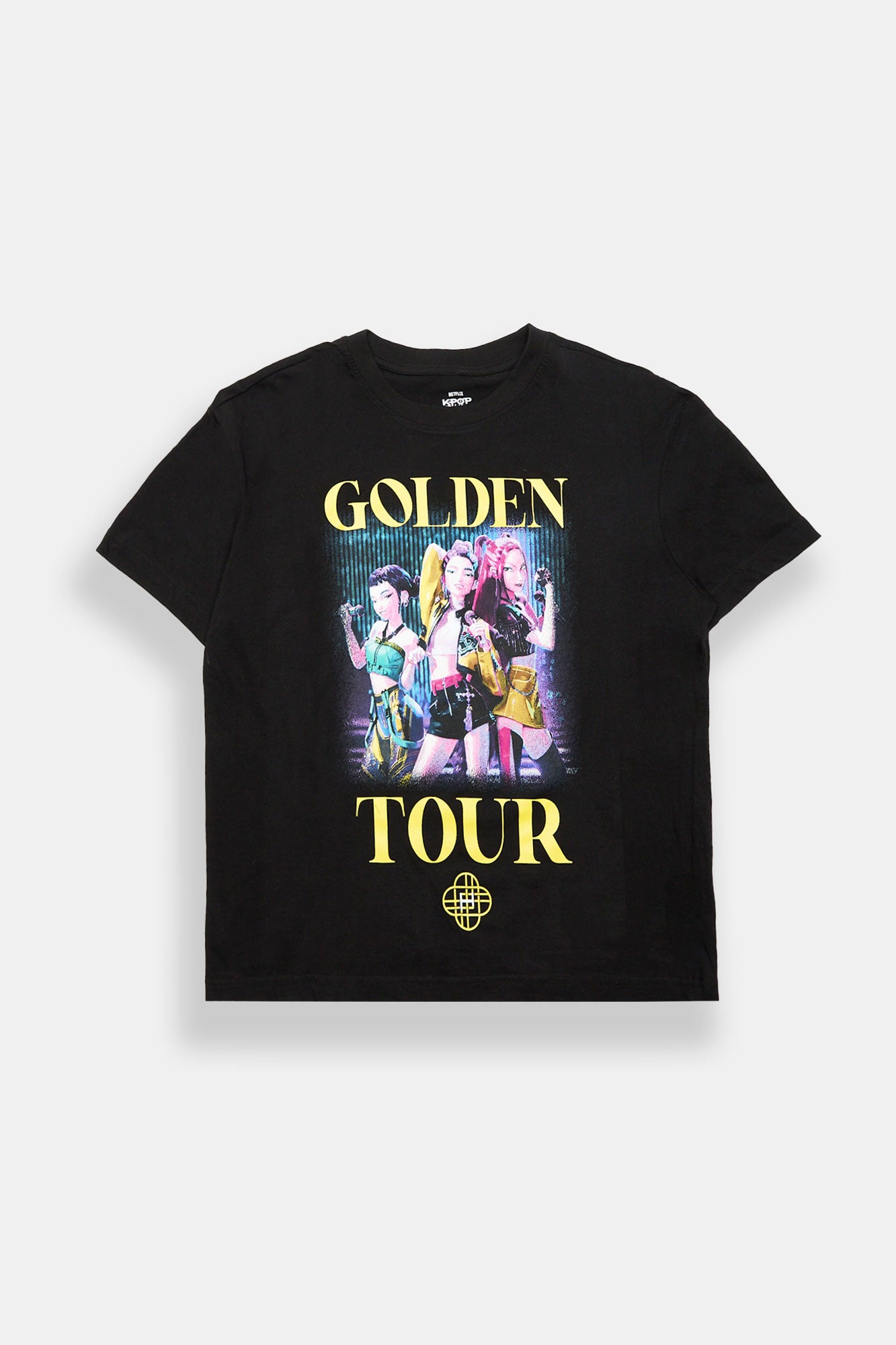 KPop Demon Hunters Huntr/x Golden Tour Graphic Boyfriend Tee