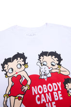 T-shirt décontractée imprime? graphique Betty Boop Nobody Can Be Me thumbnail 2