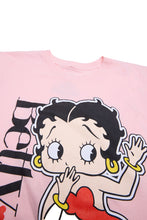 T-shirt décontractée imprime? graphique Betty Boop Puppy thumbnail 2