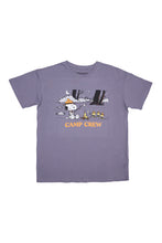 T-shirt décontractée imprime? graphique Peanuts Snoopy Camp Fire thumbnail 1