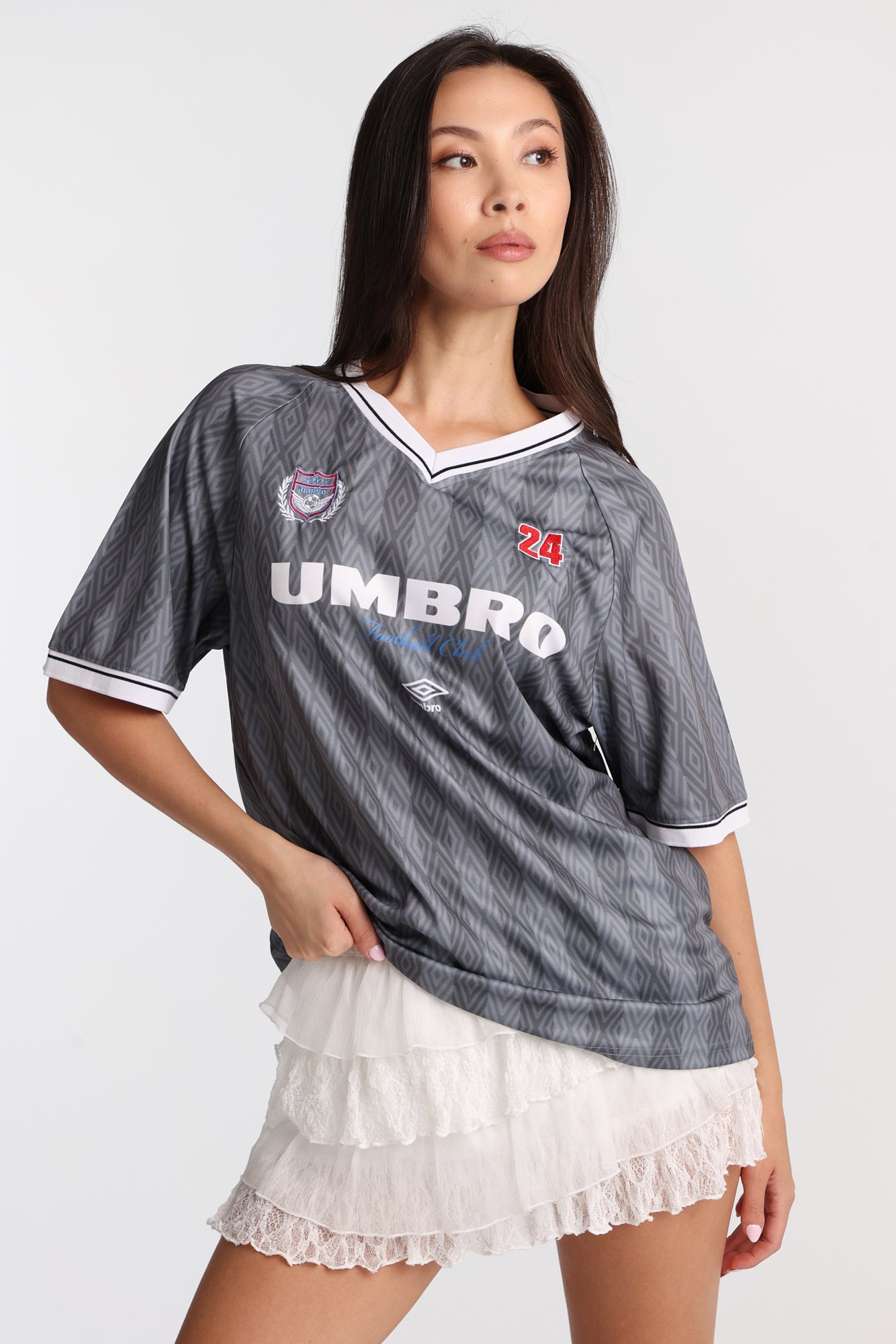 Umbro V-Neck Mesh Tee