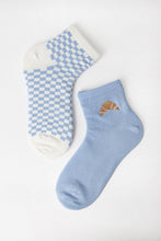 Embroidered Boyfriend Crew Socks 2-Pack thumbnail 6