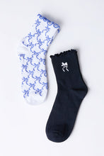 Embroidered Boyfriend Crew Socks 2-Pack thumbnail 2