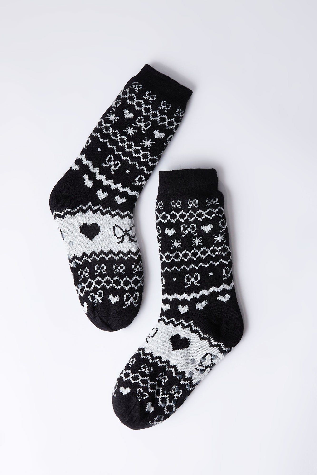 Sherpa-Lined Reading Socks