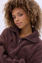 Sweat-shirt en Sherpa zippé thumbnail 12