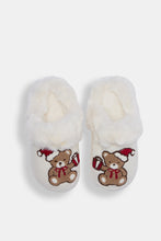 Faux-Shearling Scuff Plush Slippers thumbnail 1