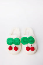 Cherry Faux-Fur Lined Slippers thumbnail 1