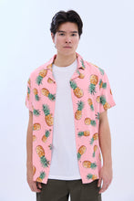 Chemise de vacances à manches courtes imprimé ananas thumbnail 1