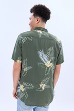 Chemise de vacances à manches courtes imprimé tropical thumbnail 3