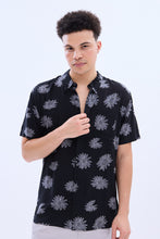 Chemise de vacances à manches courtes imprimé floral thumbnail 1