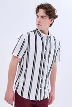 Striped Short Sleeve Poplin Shirt thumbnail 1