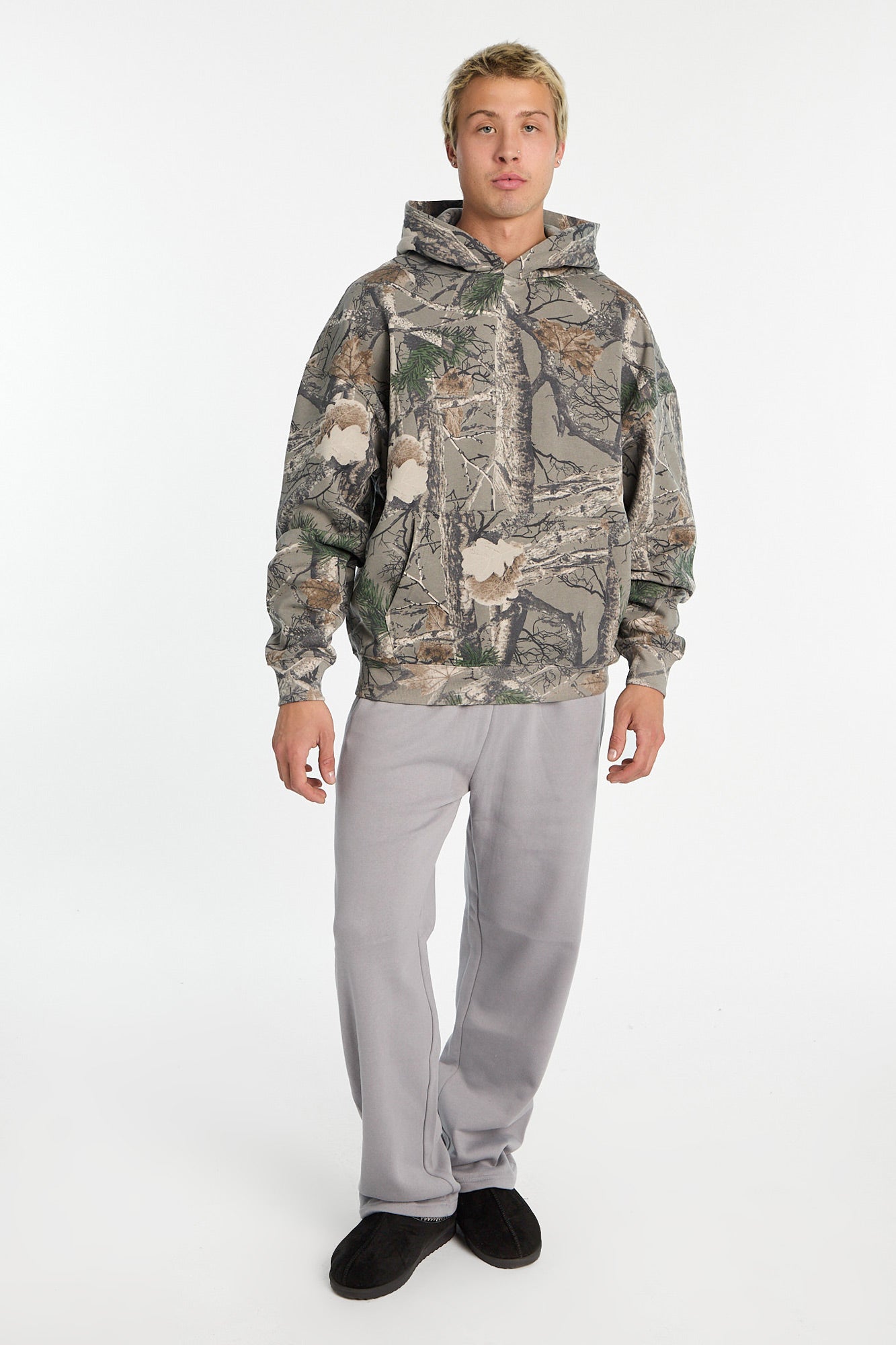 North Western Tree Camouflage Boxy Hoodie – Bluenotes
