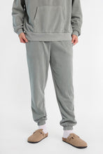 Pantalon en molleton resserré délavé thumbnail 1