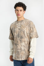 North Western Tree Camouflage Long Sleeve Layered Twofer Tee thumbnail 1