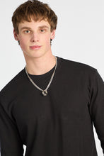 Thermal Waffle Knit Crew Neck Long Sleeve Tee thumbnail 3