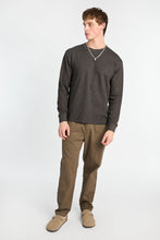 Thermal Waffle Knit Crew Neck Long Sleeve Tee thumbnail 9