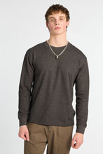 Thermal Waffle Knit Crew Neck Long Sleeve Tee thumbnail 6