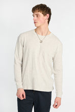 Thermal Waffle Knit Crew Neck Long Sleeve Tee thumbnail 14