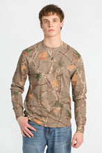 Thermal Waffle Knit Crew Neck Long Sleeve Tee thumbnail 1