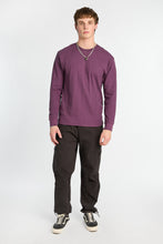 Thermal Waffle Knit Crew Neck Long Sleeve Tee thumbnail 32