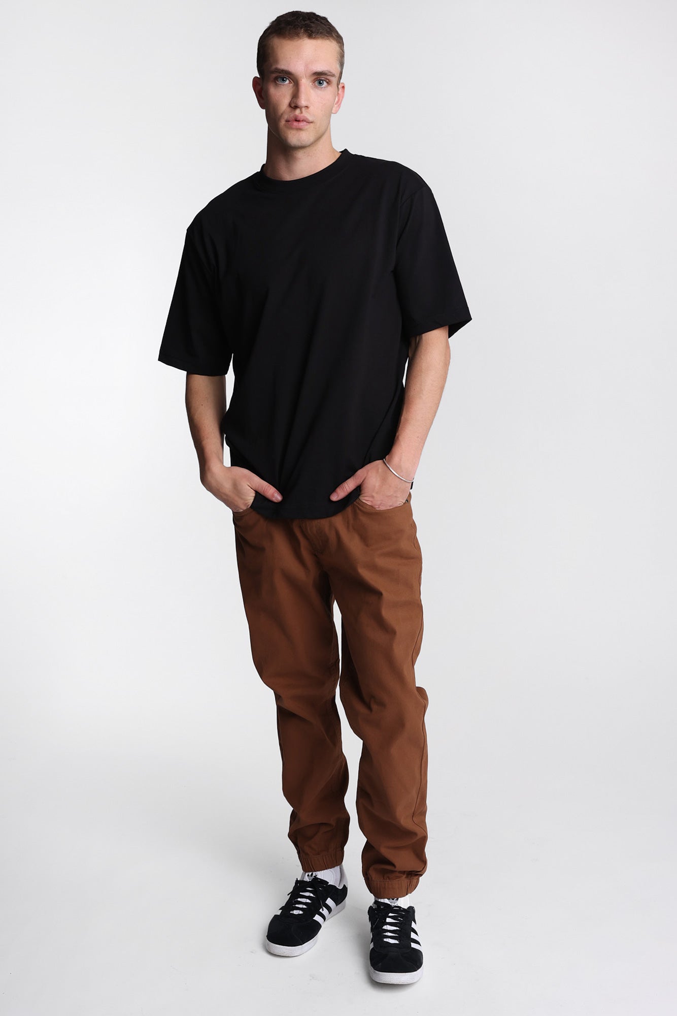 Jogger décontracté en sergé