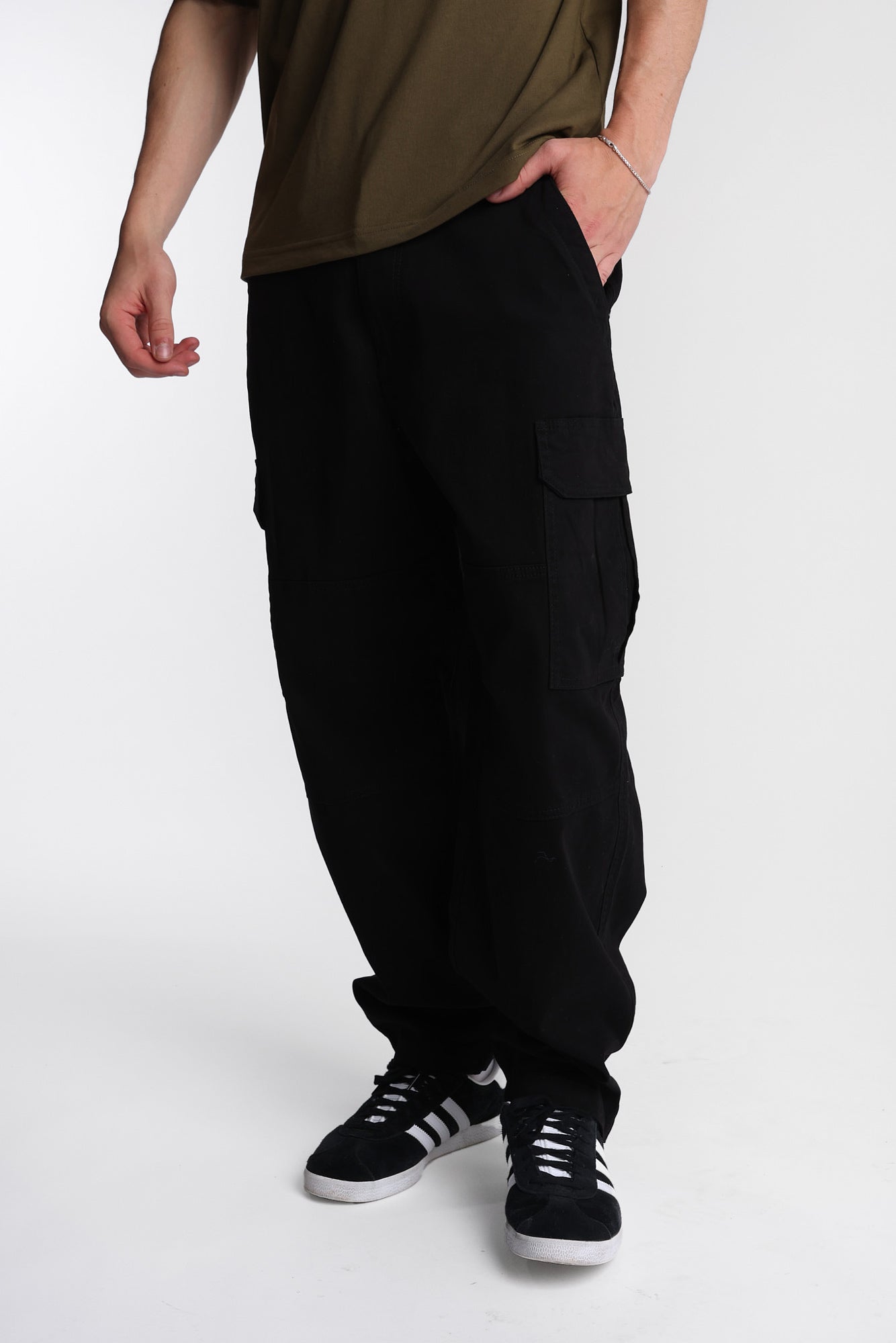 Baggy Skater Cargo Twill Pants