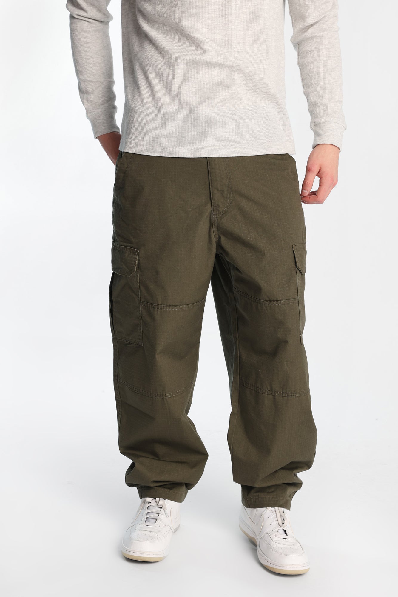 North Western Baggy Skater Cargo Ripstop Twill Pants