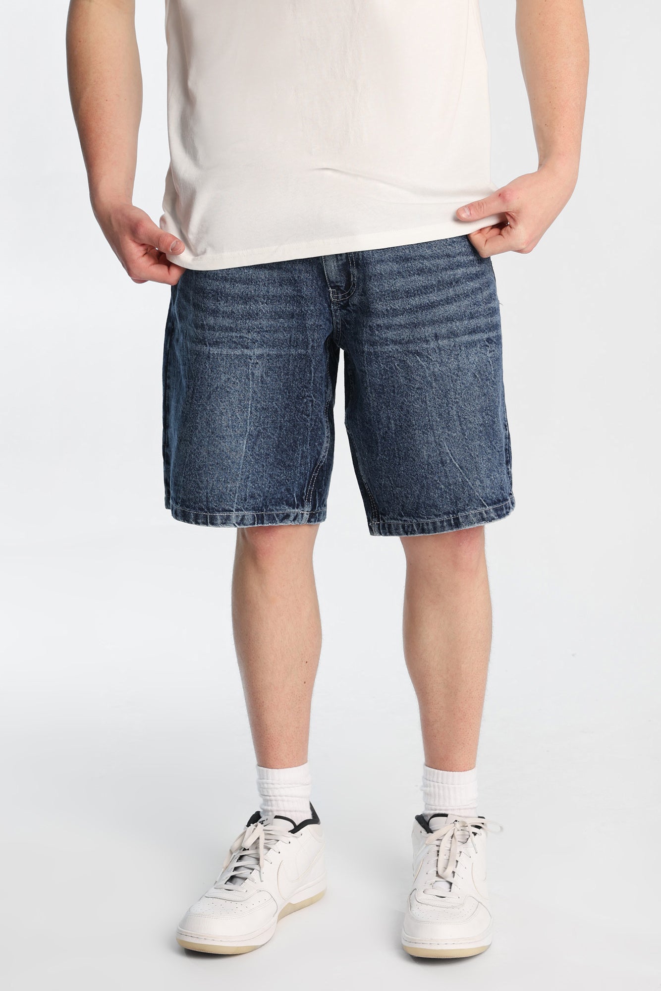 Shorts en denim lâche
