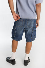 Short cargo en denim thumbnail 3