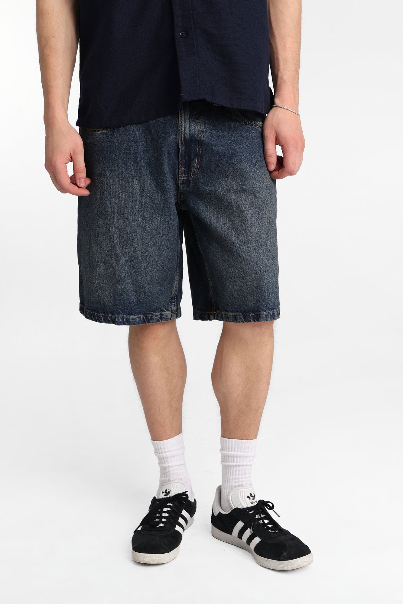Short en denim lâche