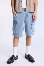 Short cargo en denim thumbnail 1