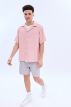 Linen-Blend Short Sleeve Button-Up Shirt thumbnail 24
