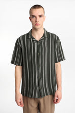 Striped Gauze Cotton Button-Up Shirt thumbnail 1