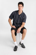 Striped Gauze Cotton Button-Up Shirt thumbnail 13