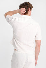 Textured Vertically Striped Short Sleeve Shirt thumbnail 12