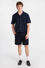 Textured Vertically Striped Short Sleeve Shirt thumbnail 20
