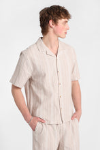 Chemise à rayures de tricot à manches courtes thumbnail 1