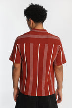 Chemise de tricot à rayures manches courtes thumbnail 4