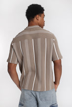 Chemise de tricot à rayures manches courtes thumbnail 8