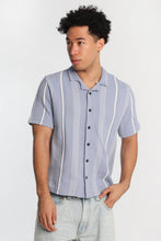 Chemise de tricot à rayures manches courtes thumbnail 1