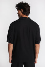 Chemise boutonnée à manches courtes en lin mélangé thumbnail 4