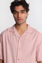 Chemise boutonnée à manches courtes en lin mélangé thumbnail 31
