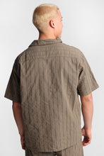 Cotton Textured Lace Pattern Short Sleeve Shirt thumbnail 8