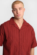 Cotton Textured Lace Pattern Short Sleeve Shirt thumbnail 14