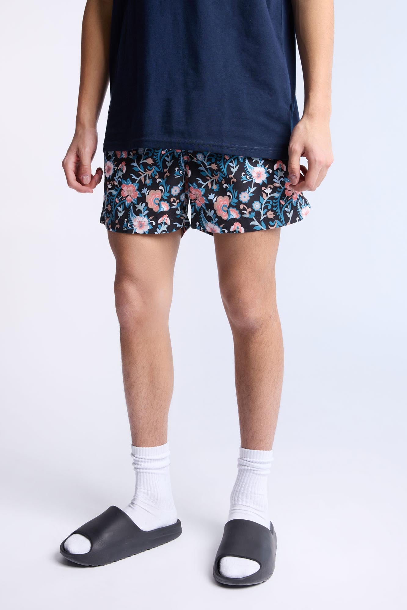 Shorts de nage imprimé floral